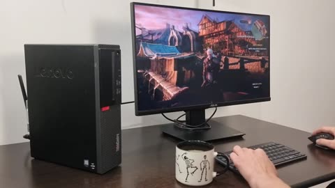 Lenovo ThinkCentre M75s SFF Budget Gaming PC Build | AMD Ryzen 3 3200G + Intel Arc A380