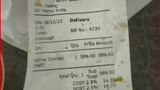 Lizard Found in Zomato-Delivered Chicken in Meerut; Youth Hospitalised, FIR Filed