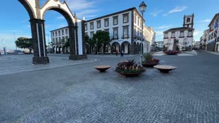 LIVE: Ponta Delgada Walk hot Friday in summer, Sao Miguel Azores Portugal - 27.06.2025