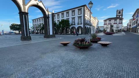 LIVE: Ponta Delgada Walk hot Friday in summer, Sao Miguel Azores Portugal - 27.06.2025