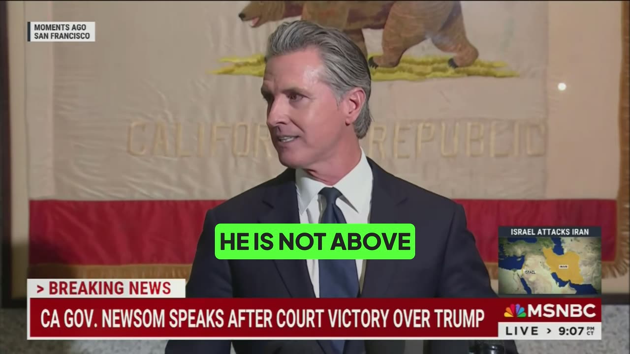 Newsom responds to judge ruling Trump illegally seized control of California’s National Guard