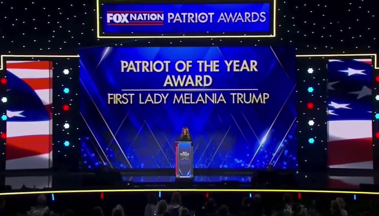 First Lady Melania Trump’s full speech at the Fox Nation Patriot Awards tonight