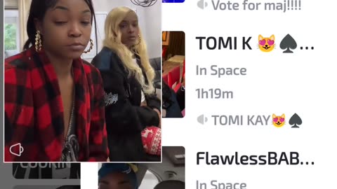 FLAWLESS SHANTEL CHILLING DOING HER CONTENT AND SAYS DID YALL SAW WAT WENT DOWN LAST NIGHT!!!!???