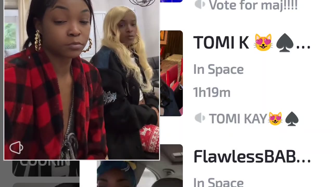 FLAWLESS SHANTEL CHILLING DOING HER CONTENT AND SAYS DID YALL SAW WAT WENT DOWN LAST NIGHT!!!!???