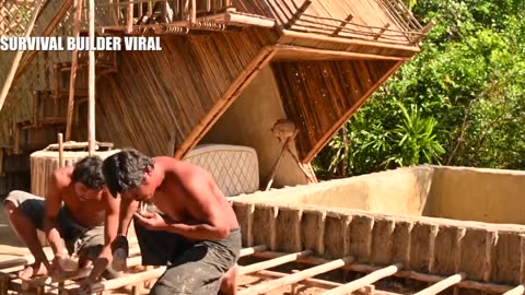 Building a craft pool from bamboo