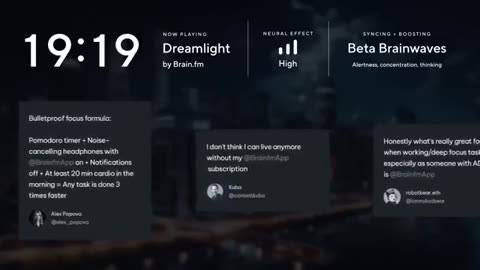 Dreamlight Beats for Sharp Focus