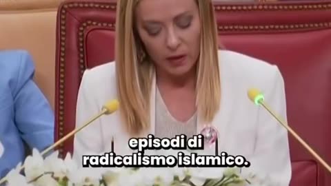 BREAKING 🚨 Italian Prime Minister Giorgia Meloni drops the 🎤