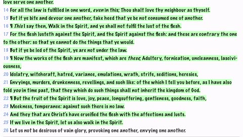 Walking in the flesh, or in the Spirit part 2