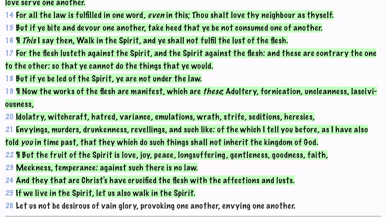 Walking in the flesh, or in the Spirit part 2