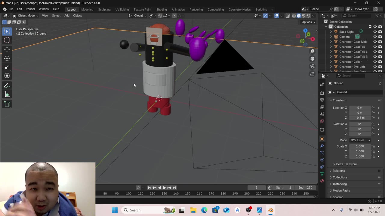 Creating a Stylish Fighting Game Character in Blender | Full 3D Modeling Process