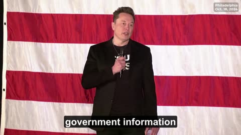 Elon Musk: Sunlight Is the Best Disinfectant—Make Government Info Public