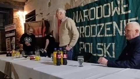 Janusz Walus' as a guest of honor in a NOP conference