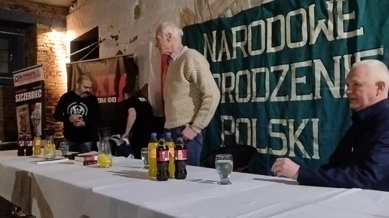 Janusz Walus' as a guest of honor in a NOP conference