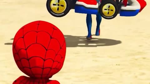 Iron Man Hit Spider Boy! Then Spidey Took REVENGE! 🕷️⚡💥 #SuperheroKids #SpiderManVsIronMan