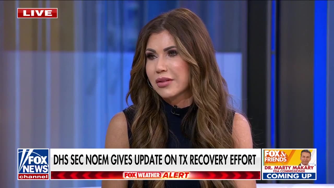 Noem fires back at 'fake news' CNN for Texas flood coverage: 'Disservice to the country'