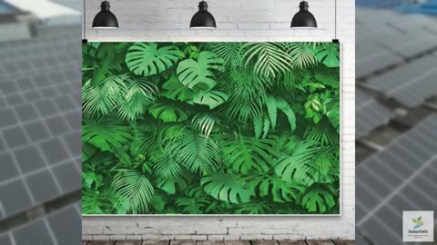 Caaerttply Green Tropical Palm Leaves Backdrop 10x8ft Jungle Safari Plants Photo