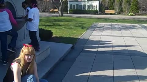 hanging at zoo with my grandkids, they are grown now lol, the shea show