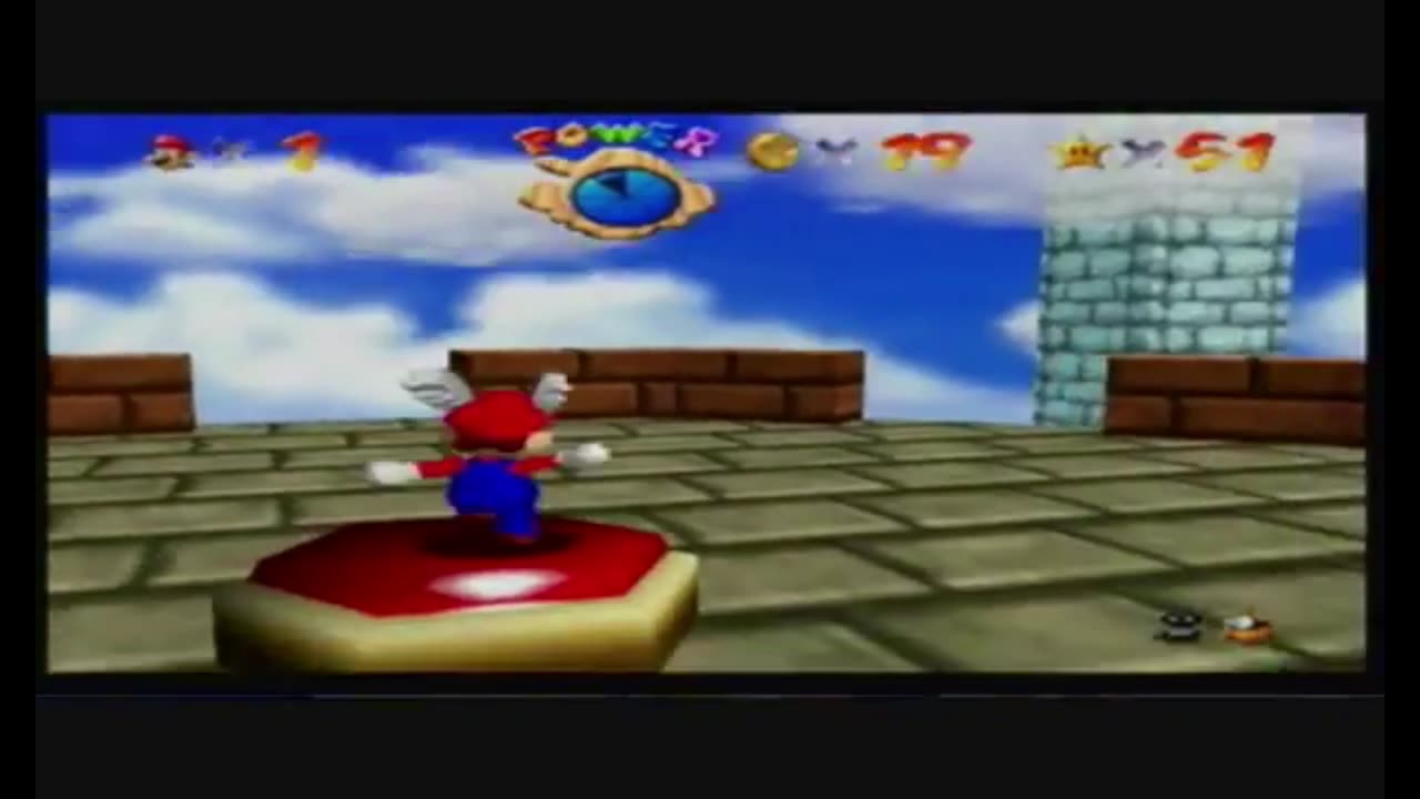 Super Mario 64 - Wing Cap Secret Star