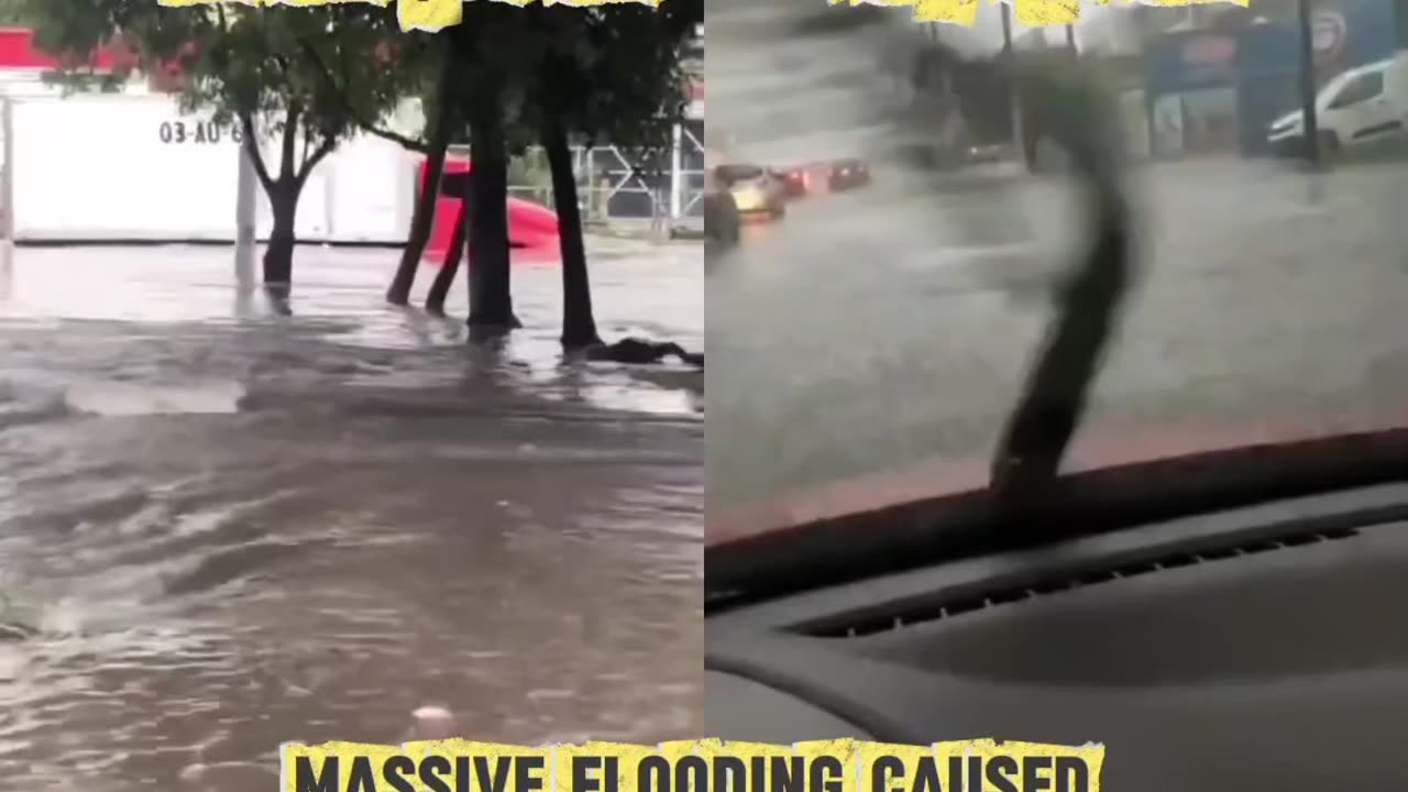 🌊Massive flooding caused by heavy rainfall in Guadalajara, Jalisco, Mexico 🇲🇽 (20.08.2025)