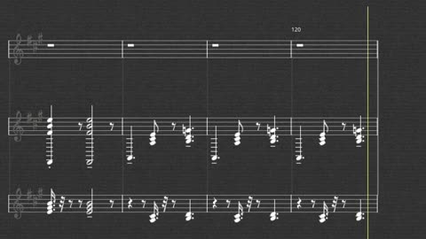 Aja Steely Dan Vocal, EPiano and Guitar Right Notation