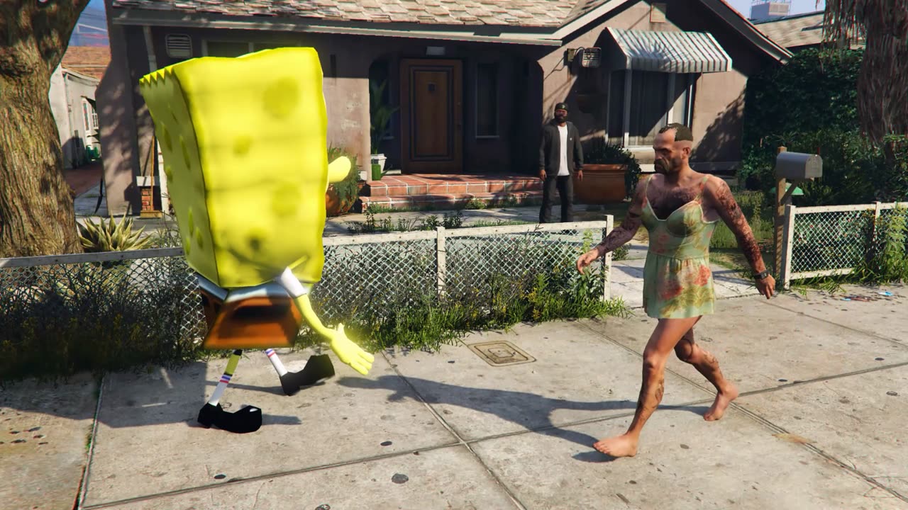 Trevor Knocks Out Everyone in GTA 5