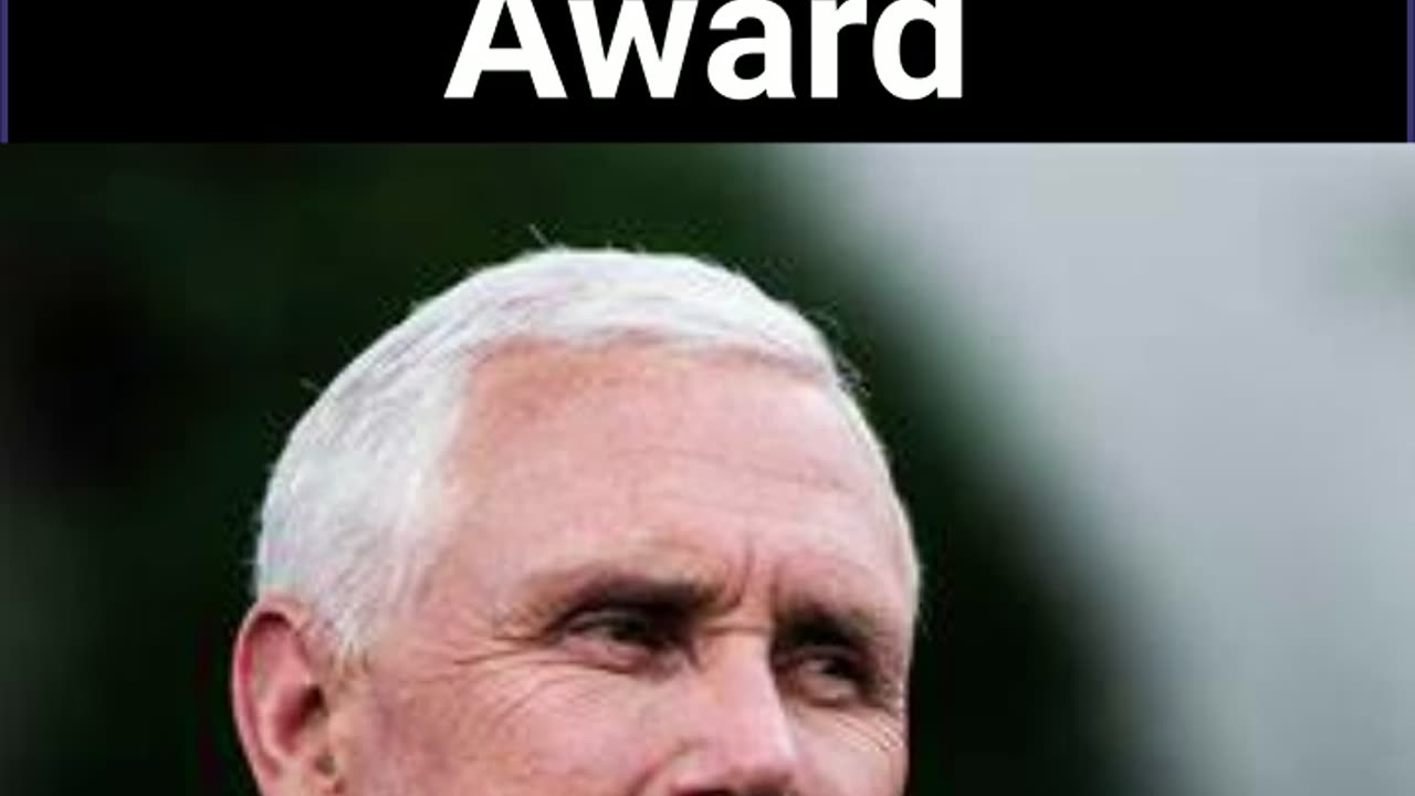 Pence To Get Award