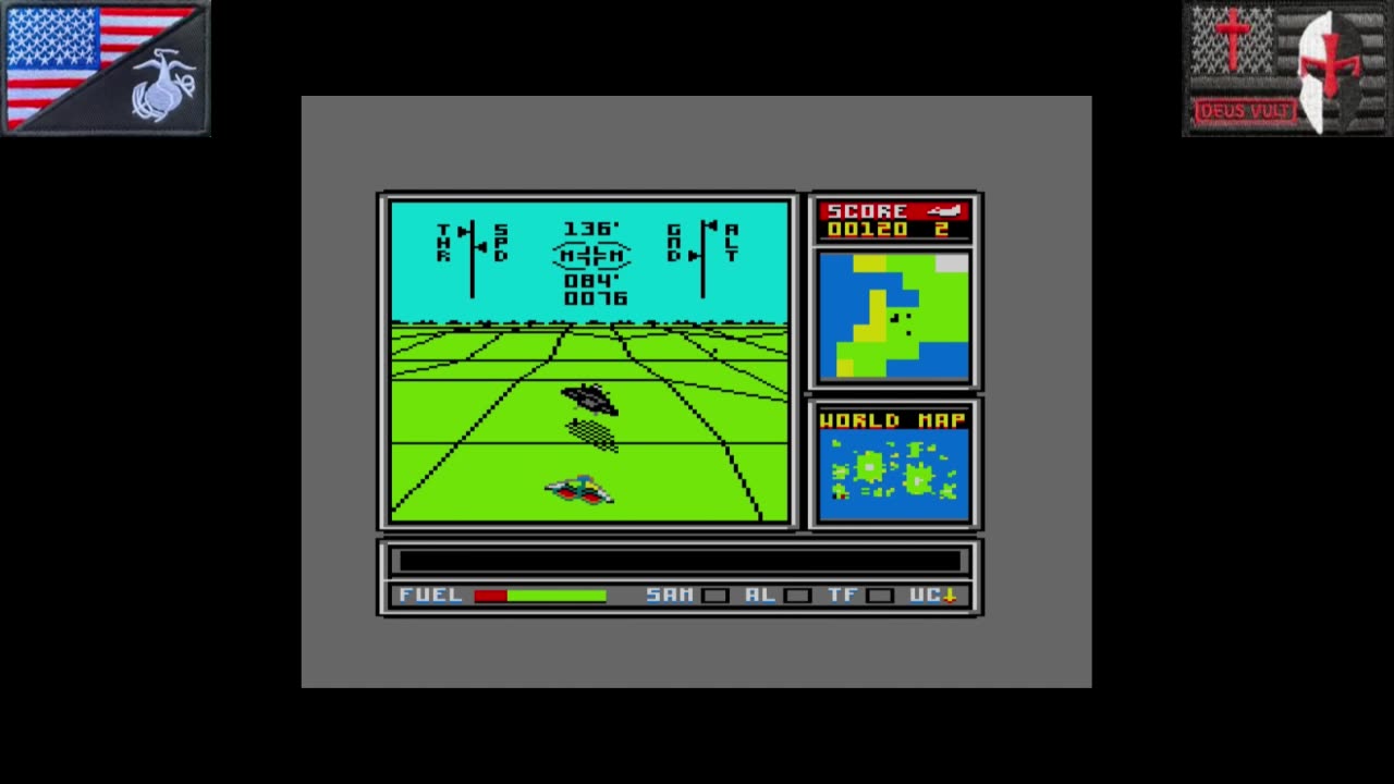 ATF: Advanced Tactical Fighter (Amstrad CPC - 1988) [UK Version]