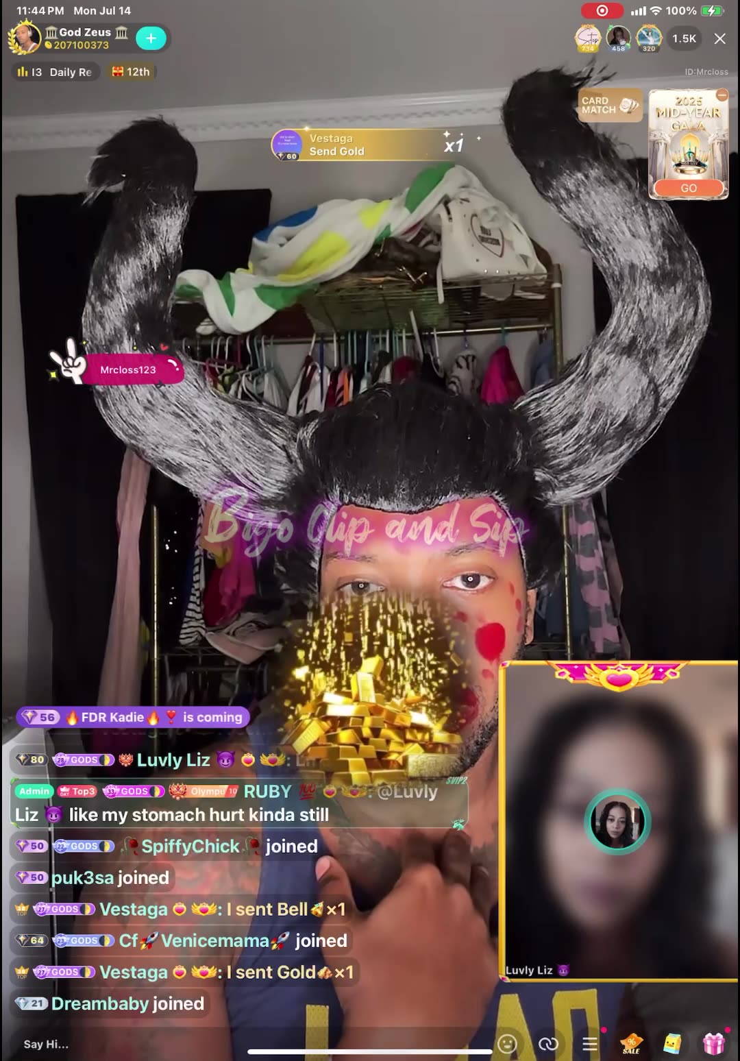 God Zeus sits down with Briee who was physically attacked by bf RoaenKnows 7/14/25 #bigoclipandsip