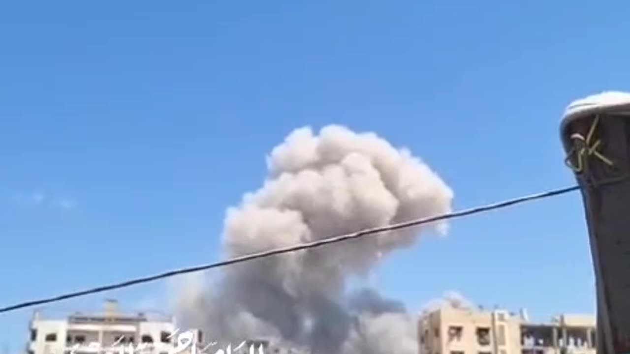 Israeli strikes on Gaza today
