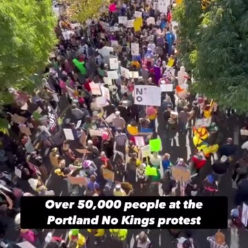 From Portland, OR yesterday (10.18.25) at the ‘No Kings’ protest.