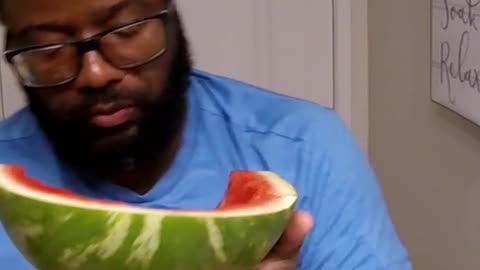 Ate Up A Big O Watermelon