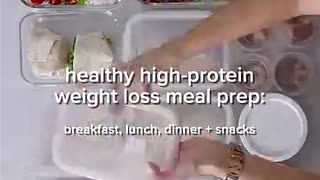 Viral: Healthy meal prep ideas for weight-loss (high protein)