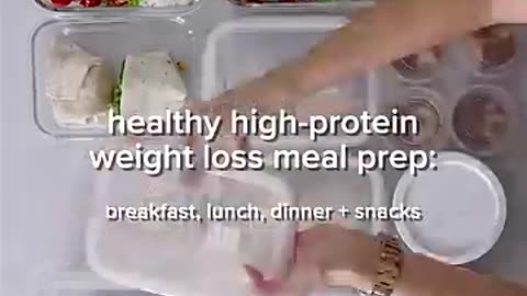 Viral: Healthy meal prep ideas for weight-loss (high protein)
