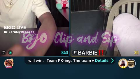 Barbie dancing for NoCap n has a wet spot on the back of her dress 8/30/25 #bigoclipandsip