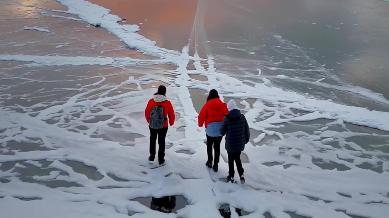 We Almost Fell Through the Ice… (Watch Until the End!) ❄️😱