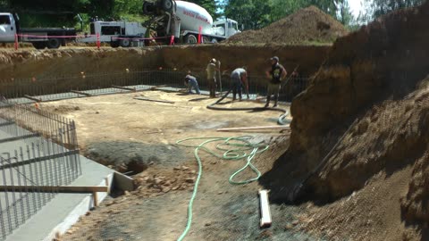 Pouring the Footing
