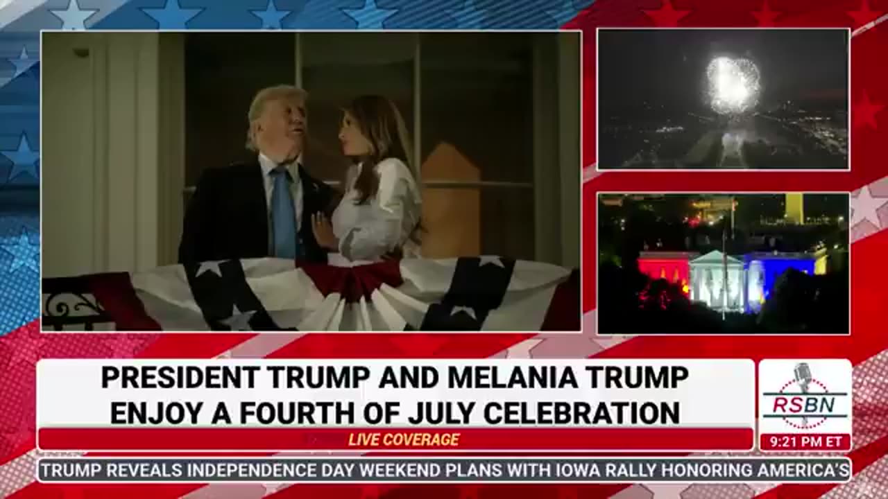 President Trump and the First Lady Hold a Fourth of July Celebration