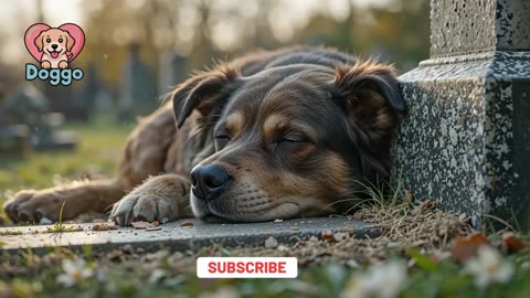 Viral Dog Videos Compilation Loyal Dog Sleeps on Owner’s Grave Every Night #cute #pets #animals