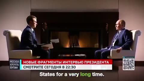 President Putin says Russia helped the United States gain independence from Great Britain.