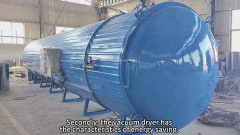 The vacuum dryer