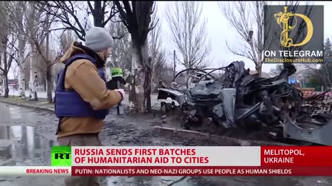 ロシア、ウクライナ国民に支援物資を送付 ― 禁止されたニュース動画