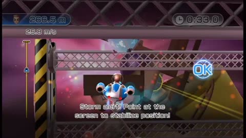 Wii Play: Motion - Star Shuttle Solo Mode (All Stages)