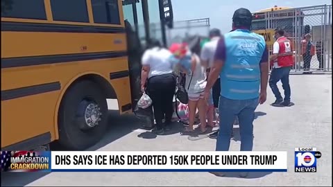 About 150,000 people deported since Trump took office