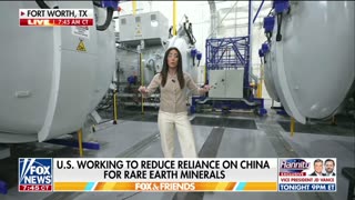 70% of rare earths we get from China will PLUMMET to 0% by the end of Trump's term
