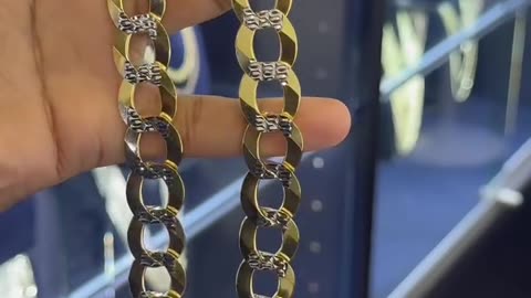 10K Diamond Cut Solid Italian Cuban Chain