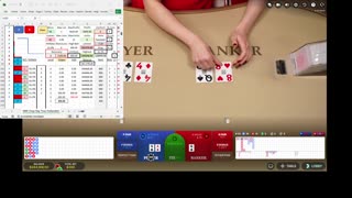 Much better performance this time using Meta Big Eye Bet Selection. #baccarat