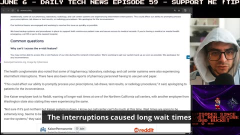 kaiser permanente health records impacted by network outage