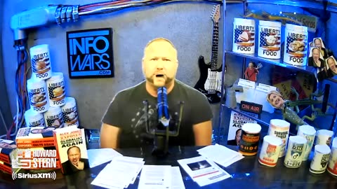 Alex Jones : Tour of his Bunker and Debuts “Info Wars Jr." - 2020 Howard Stern Show
