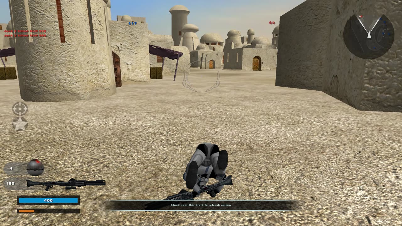 Star Wars Battlefront II 2005: Instant Action Conquest Mos Eisley Republic Gameplay