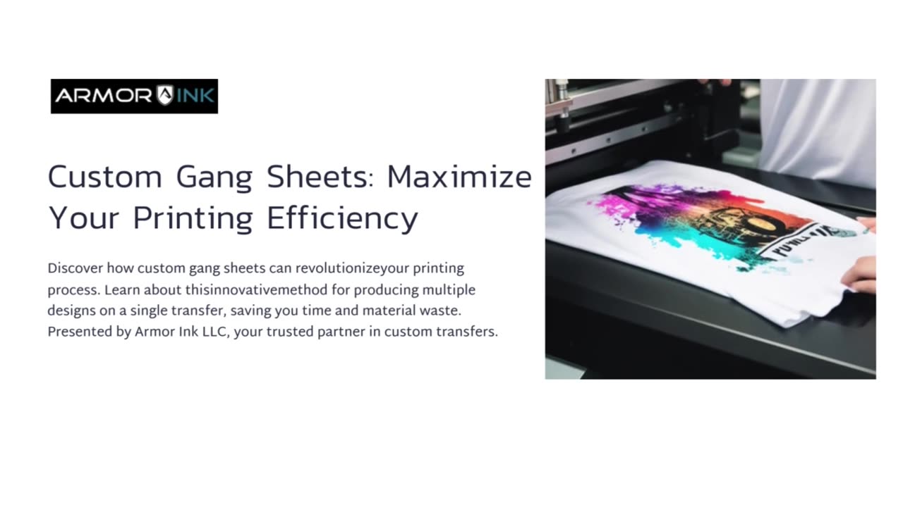 Custom Gang Sheets – Premium Quality from Armor Ink LLC